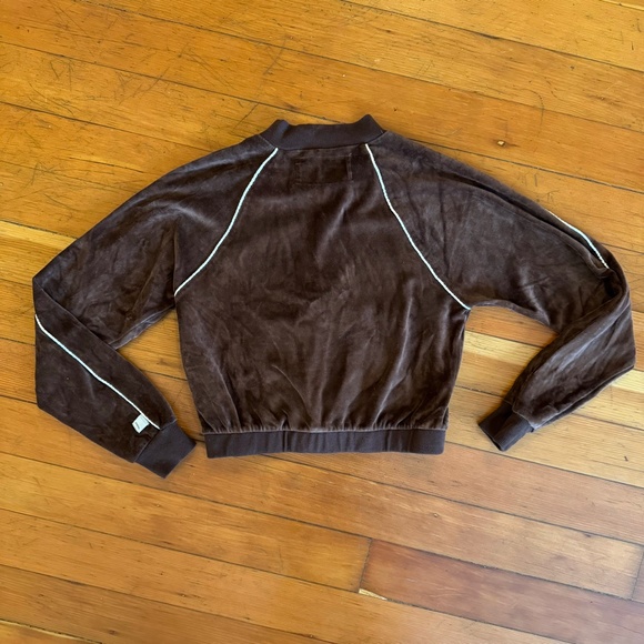 RSQ Terrycloth Bomber Zip Up - Picture 2 of 5